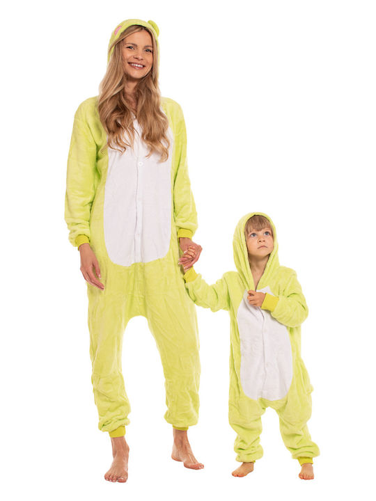 Kinder Einteiliger Schlafanzug Green