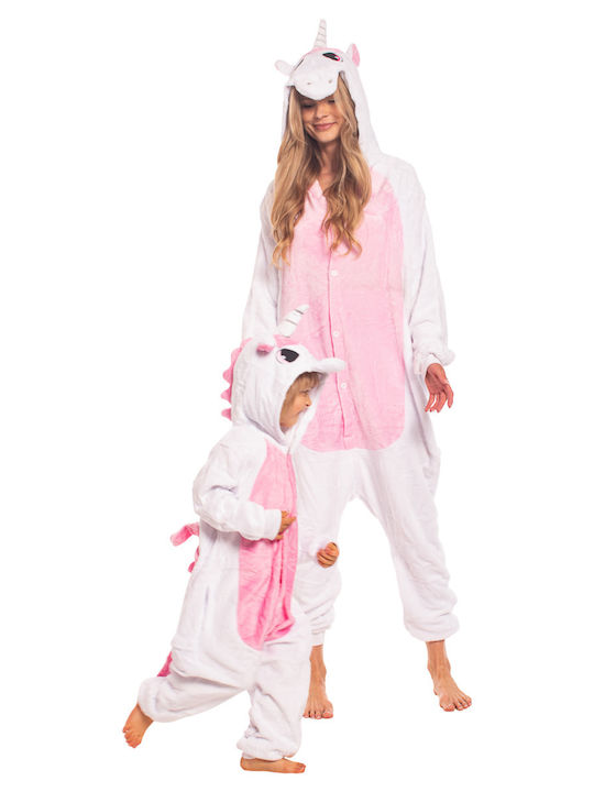 Παιδική Πιτζάμα Ολόσωμη Light Pink