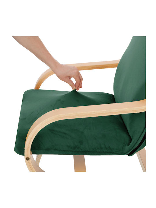 Ubieramy Meble Elastische Abdeckung für Sessel Bottle Green 1Stück