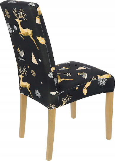 Ubieramy Meble Elastic Cover for Chair Black 1pcs