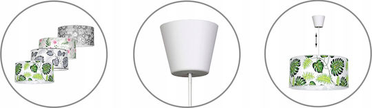 Light Home Висящо Осветително Тяло Розов с Цокъл E27