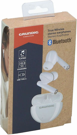 Grundig TWS In-Ear Bluetooth-Freisprecheinrichtung Kopfhörer mit Ladeetui Weiß