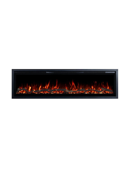 Electric Fireplace Smart Notting Hill 50 Wall Mounted Insert LED 1800w Hitense