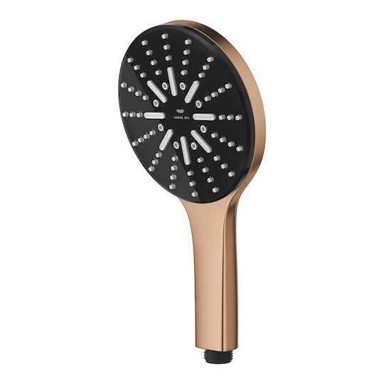 Rainshower Aqua 130 Τηλεφωνο Ντους Τριων Λειτουργιων Brushed Warm Sunset 101676dl00 Grohe