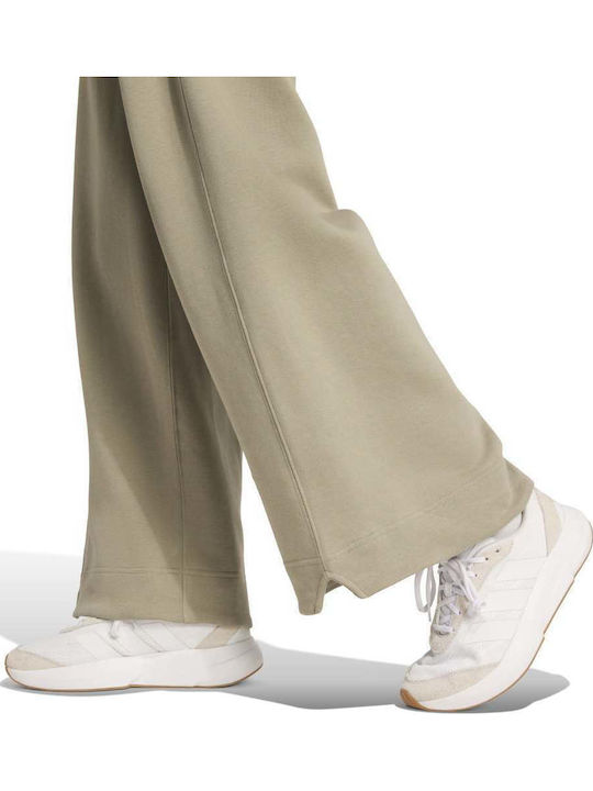 All Szn Долнище на анцуг Широк Флийс Khaki