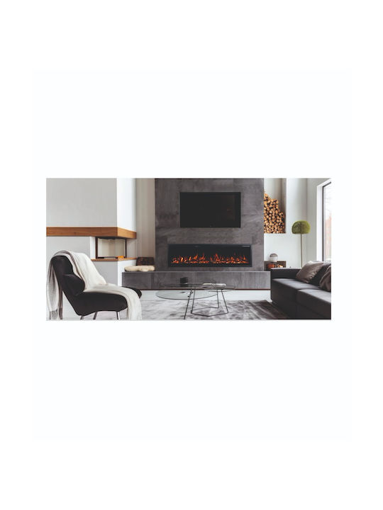 Electric Fireplace Smart Notting Hill 50 Wall Mounted Insert LED 1800w Hitense
