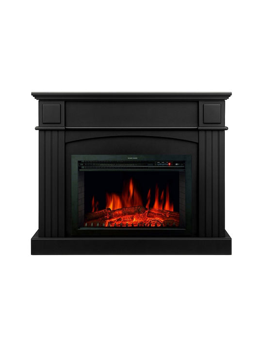 Electric Fireplace Soprano De Lux Black Floor 2000w Hitense