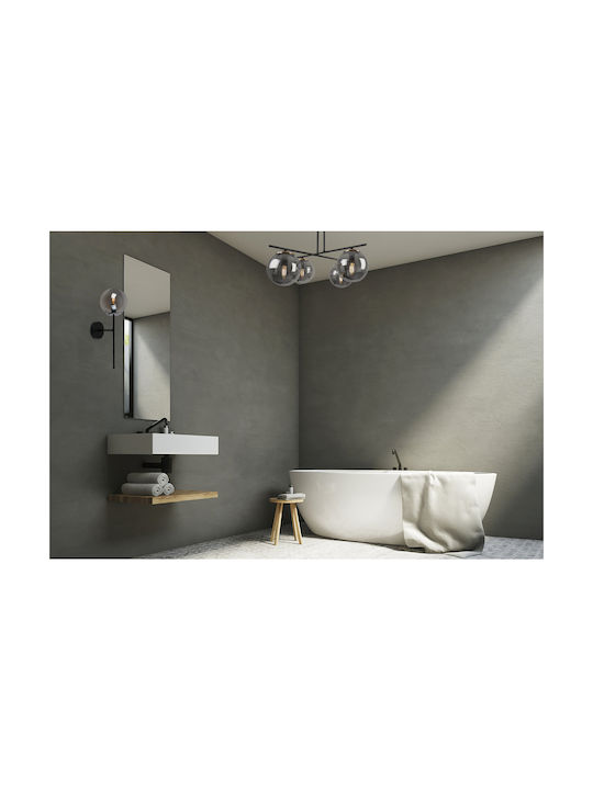 Light Home Φωτιστικό Τοίχου με Ντουί E14 Μαύρο