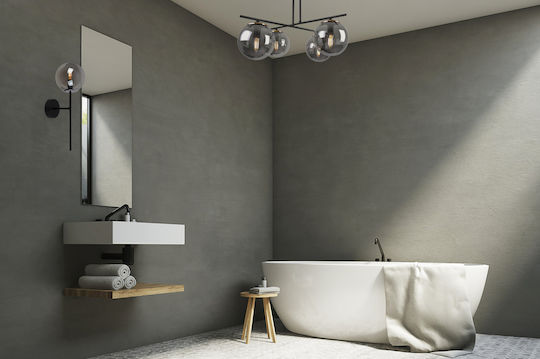 Light Home Осветително тяло За стена с фасунга E14 Черен