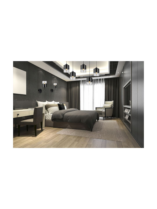 Light Home Modern Lumină de Perete cu Soclu E27 Negru