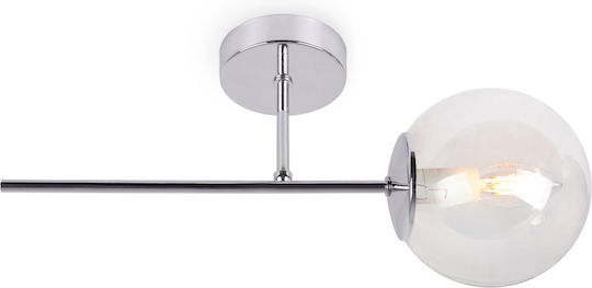 Light Home Leuchte Wand mit Fassung E14 Transparent