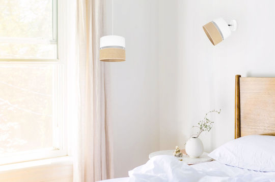 Light Home Modern Leuchte Wand mit Fassung E27 Weiß