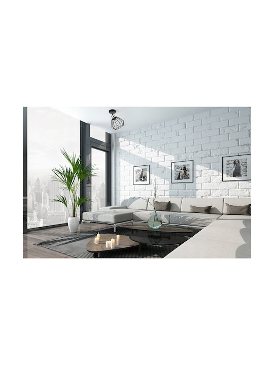 Light Home Modern Lumină de Perete cu Soclu E27 Negru