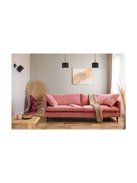 Light Home Μοντέρνο Φωτιστικό Τοίχου με Ντουί E27 Μαύρο