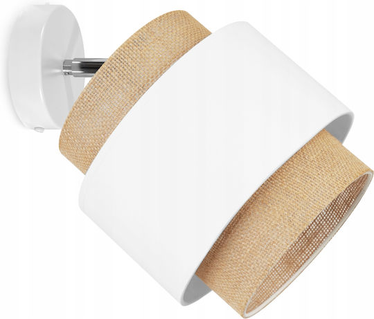 Light Home Modern Lumină de Perete cu Soclu E27 Alb