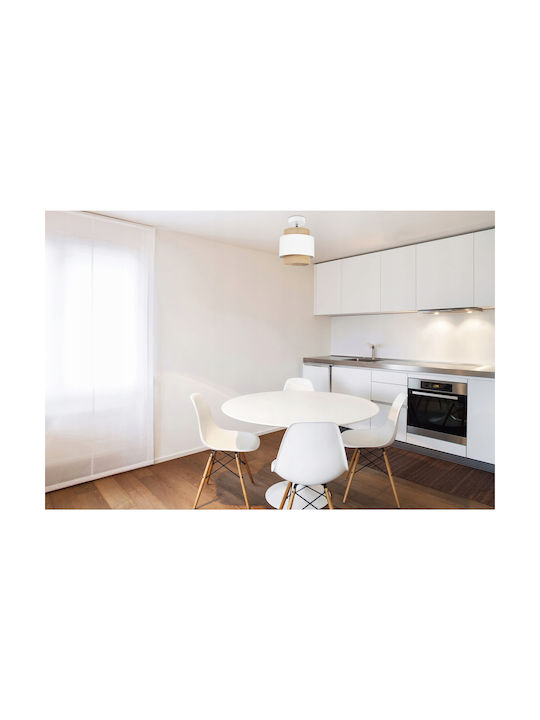 Light Home Modern Leuchte Wand mit Fassung E27 Weiß