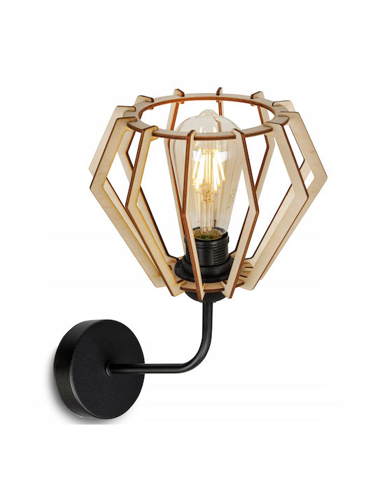 Light Home Modern Lamp Wall with Socket E27 Brown