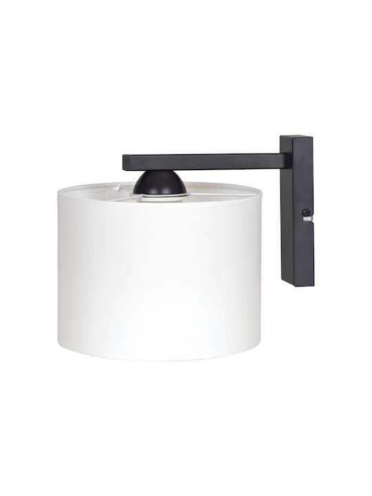 Light Home Μοντέρνο Φωτιστικό Τοίχου με Ενσωματωμένο LED Μαύρο
