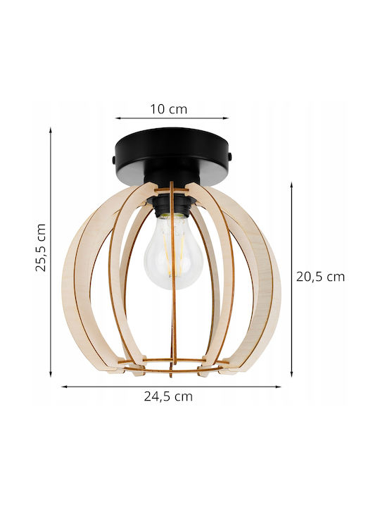 Light Home Таванно осветление Черен