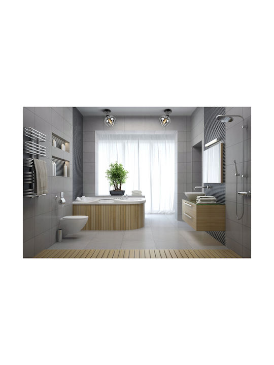 Light Home Πλαφονιέρα Οροφής Μαύρη