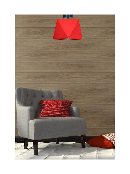 Light Home Πλαφονιέρα Οροφής Μαύρη