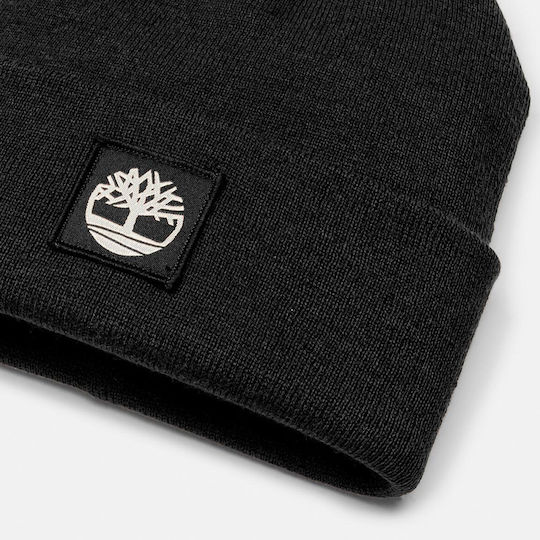 Tonal Beanie Beanie Knitted in Black color
