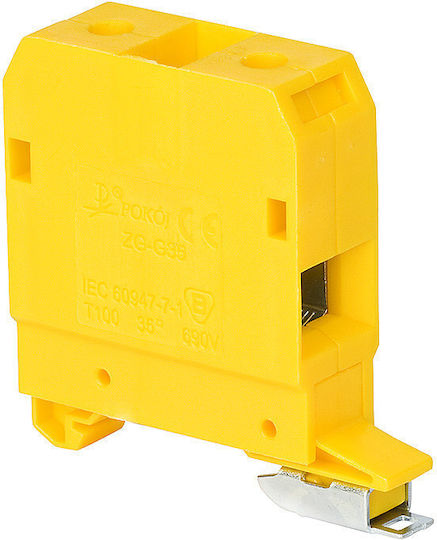 Threaded Terminal Block Zg-g35/ts35 Gelb