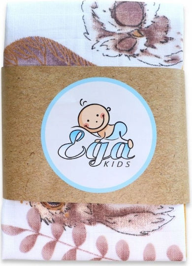Schultertuch Burp Cloth 38x38cm 5 Stück