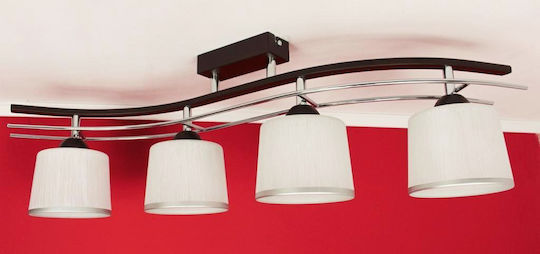 Light Home Πλαφονιέρα Οροφής Λευκή