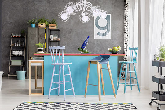 Light Home Πλαφονιέρα Οροφής Μαύρη
