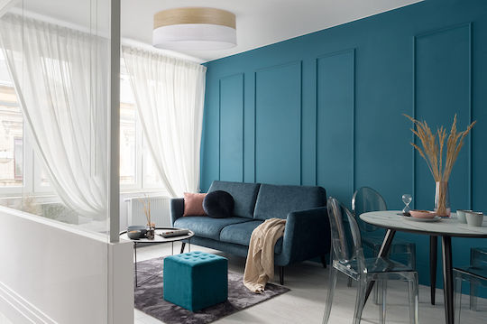 Light Home Πλαφονιέρα Οροφής Λευκή με Ντουί E27