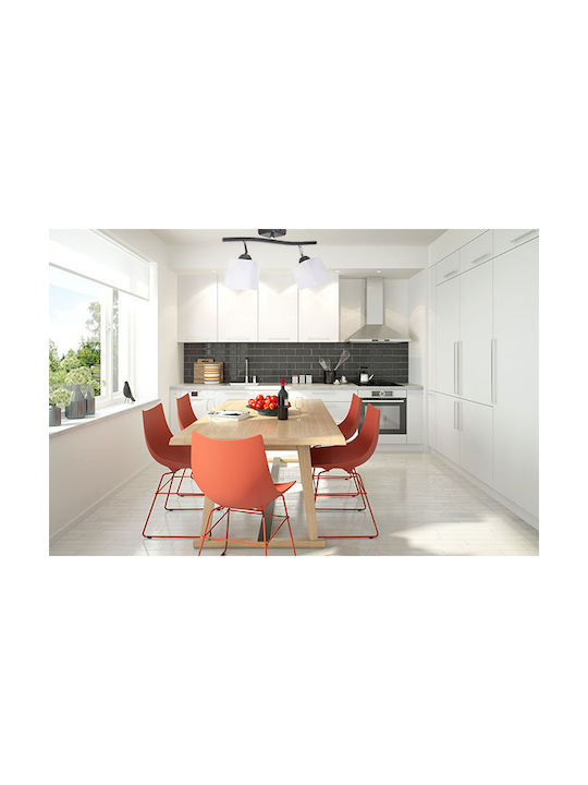 Light Home Double Spot with Socket E27 in White Color