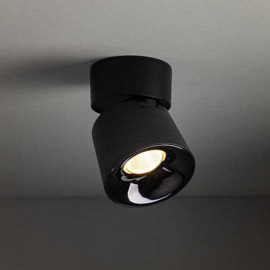 TK Lighting LED Ρυθμιζόμενο Λευκό Σποτ σε Μαύρο Χρώμα