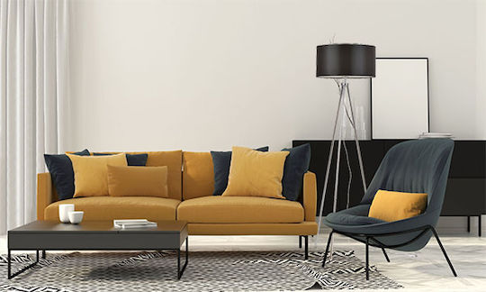 Light Home Floor Lamp H145cm. Black