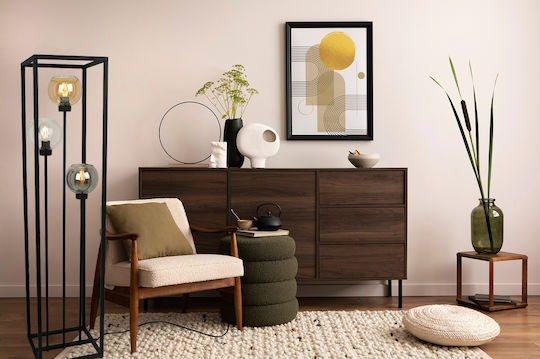 Light Home Floor Lamp H130cm. Black