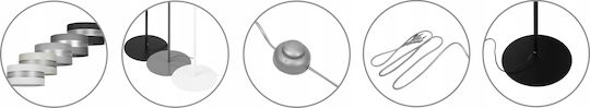 Light Home Lampa de podea cu Soclu pentru Bec E27 Negru