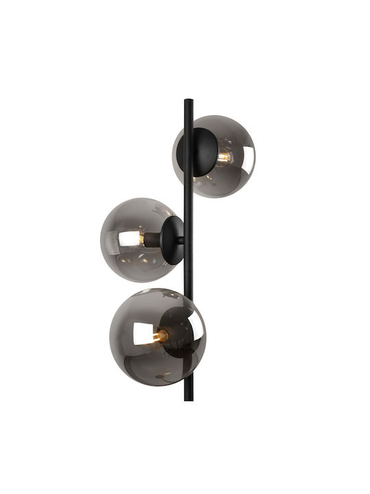 Light Home Φωτιστικό Δαπέδου με Ντουί για Λαμπτήρα E14 Μαύρο