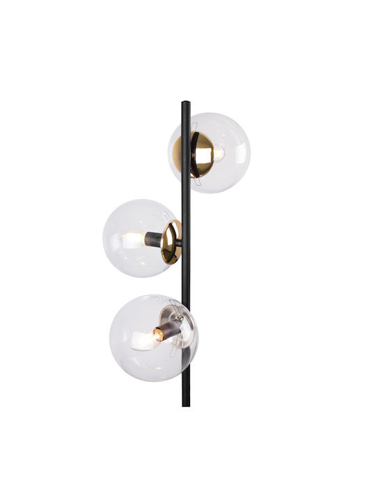 Light Home Lampa de podea cu Soclu pentru Bec E14 Negru