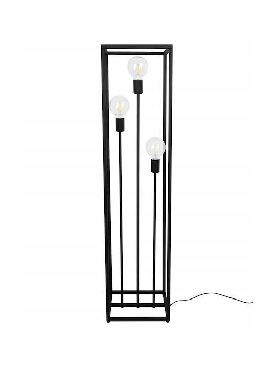 Light Home Stehleuchte mit Fassung für Lampe E27 Schwarz