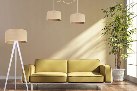 Light Home Floor Lamp H145cm. White