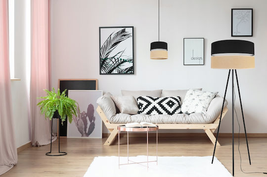 Light Home Floor Lamp H145cm. Black