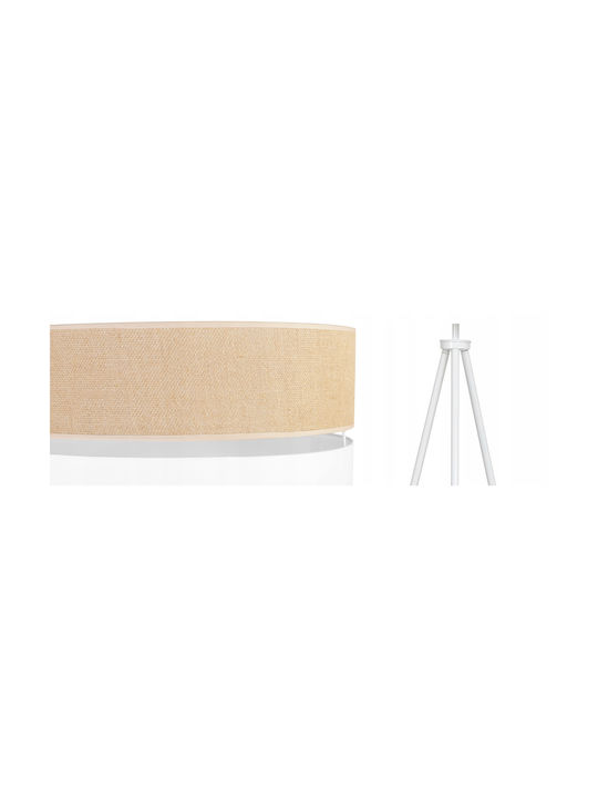 Light Home Φωτιστικό Δαπέδου Υ145εκ. με Ντουί για Λαμπτήρα E27 Λευκό