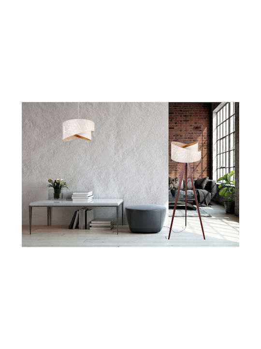 Light Home Stehleuchte mit Fassung für Lampe E27 Braun