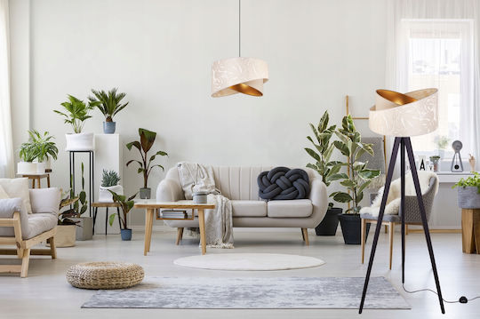 Light Home Φωτιστικό Δαπέδου με Ντουί για Λαμπτήρα E27 Μαύρο