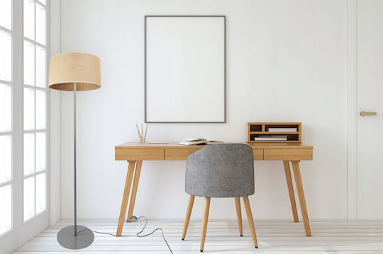 Light Home Φωτιστικό Δαπέδου Υ150xΜ35εκ. με Ντουί για Λαμπτήρα E27 Λευκό