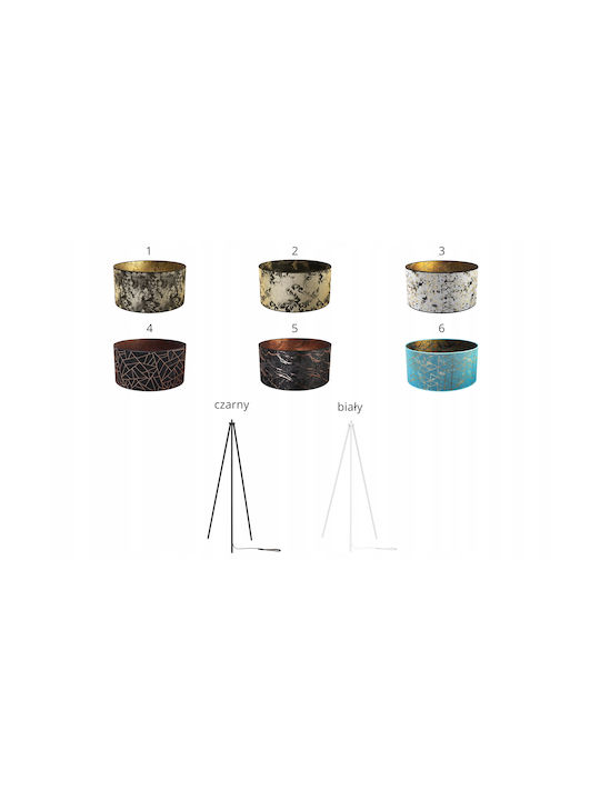 Light Home Lampa de podea Î145cm. cu Soclu pentru Bec E27 Alb