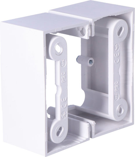 Weiße Oberflächenmontierte Klappbox Element C Psc/11