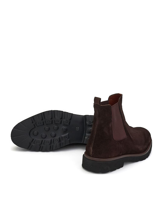 Suede Brown Chelsea Boots