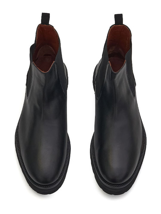 Leather Black Chelsea Boots