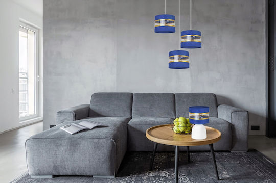 Light Home Metall Tischlampe für Fassung E27 mit Weiß Schirm und Basis